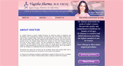 Desktop Screenshot of drvagishasharma.com
