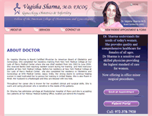 Tablet Screenshot of drvagishasharma.com